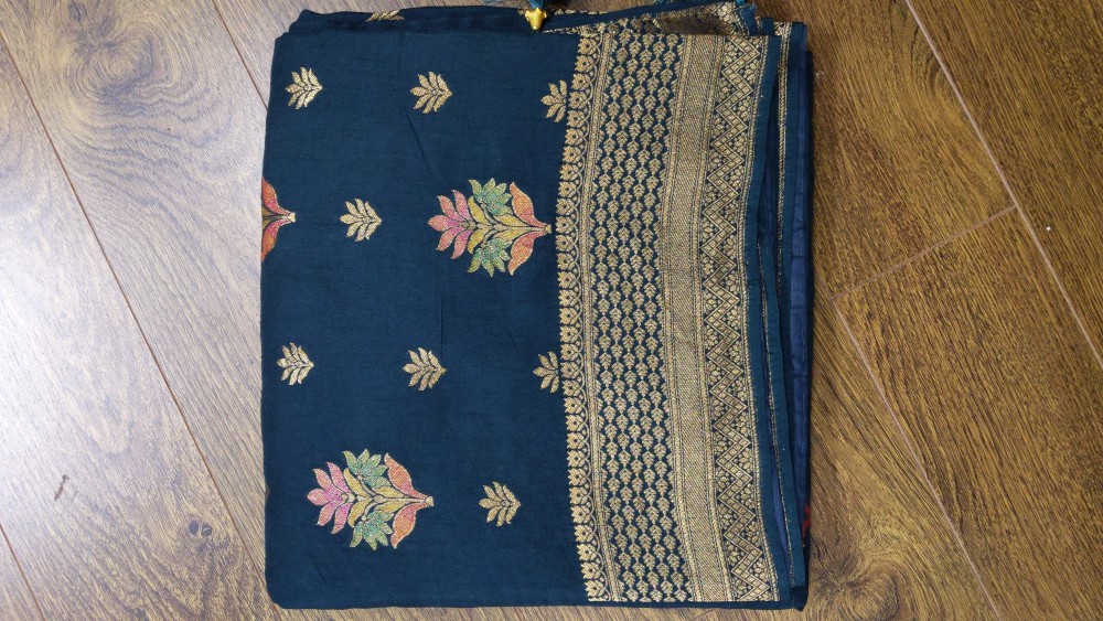 Moonga Silk Sari