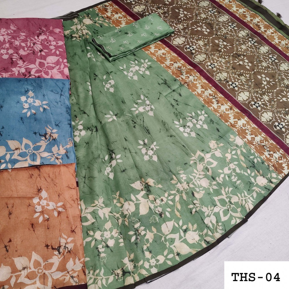  Batik print sari 