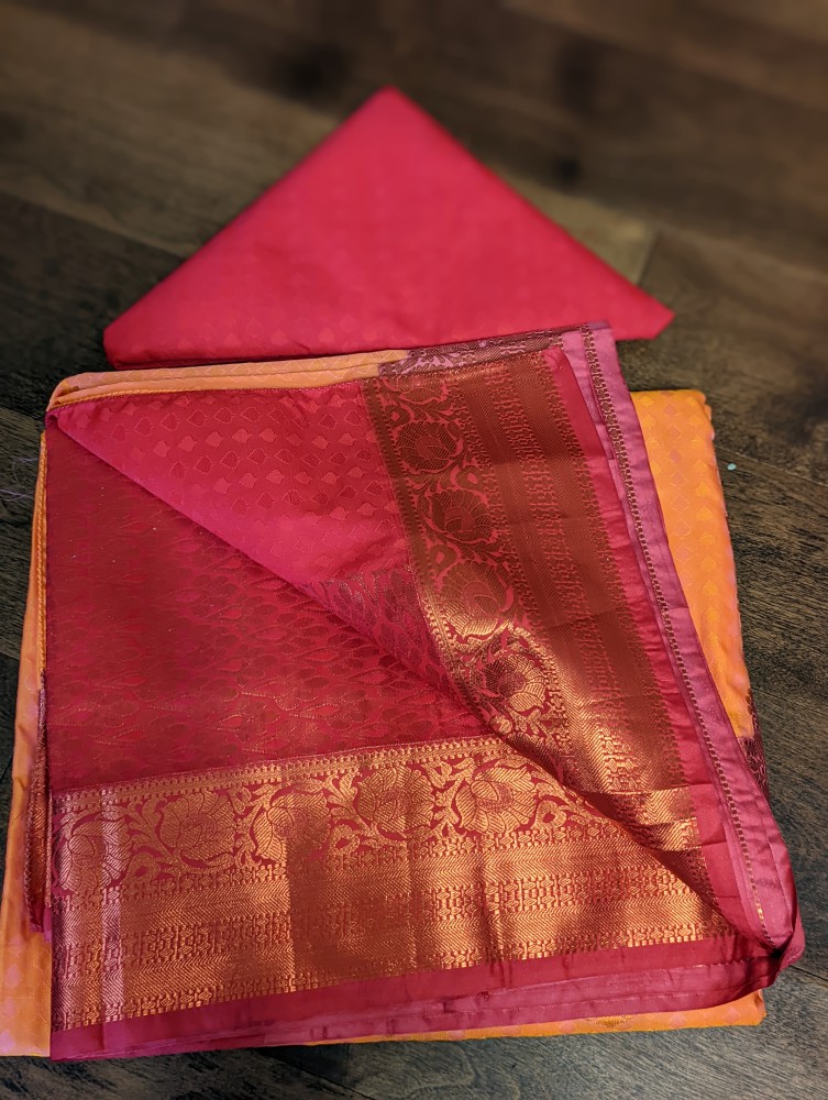 Kamjivaram style silk sari 