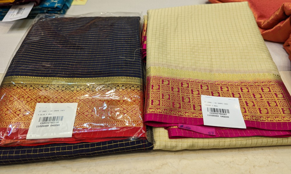 Gorgett fancy sari 