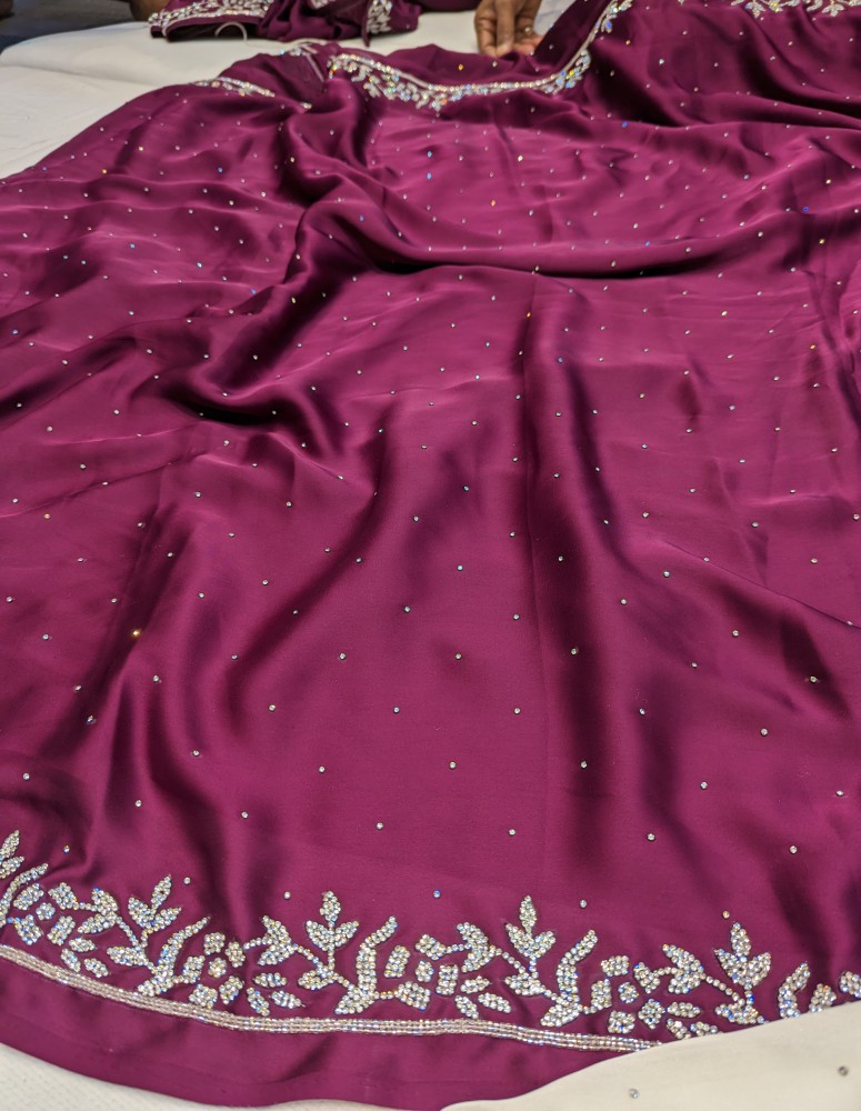Fancy silk sari