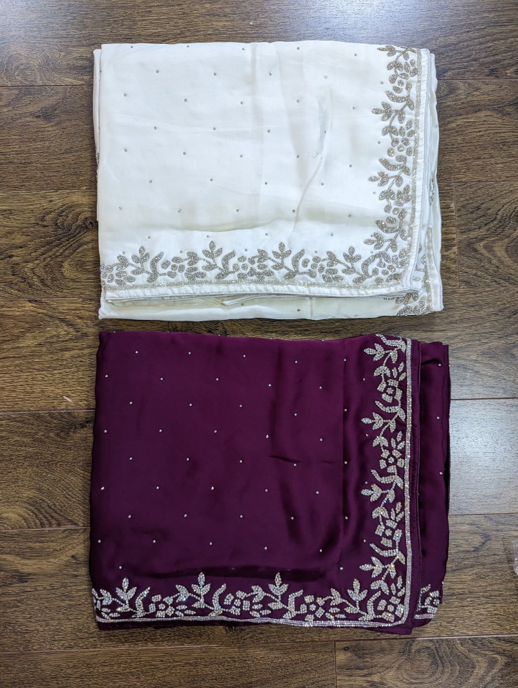 Fancy silk sari
