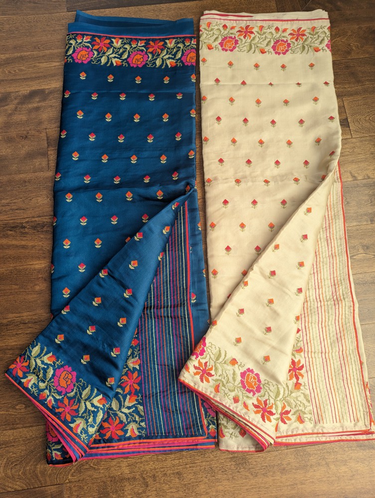 Embroidery sari